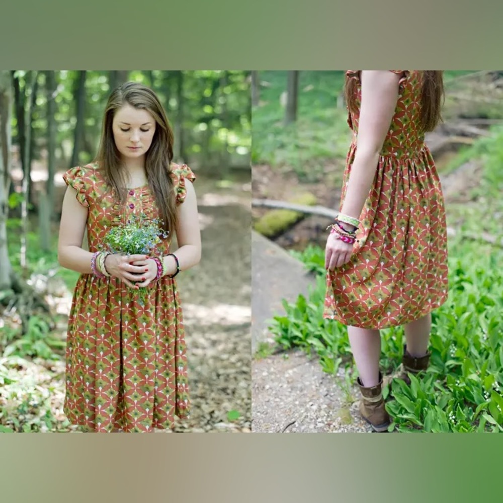 Matilda Jane Character Counts LUCY DRESS size small